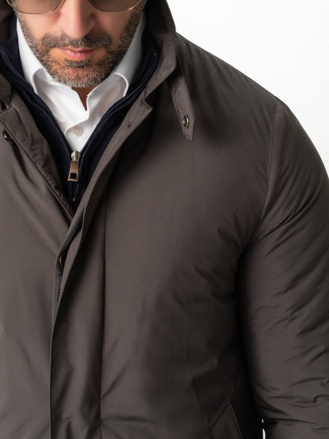 Geaca Premium Modern Casual Maro Latte Tip Parka BMan0211 (2)