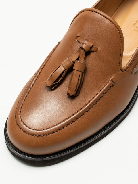 Mocasini Barbati Tassel Loafers Maro Tobacco 100% Piele Naturala BMan215 (4)