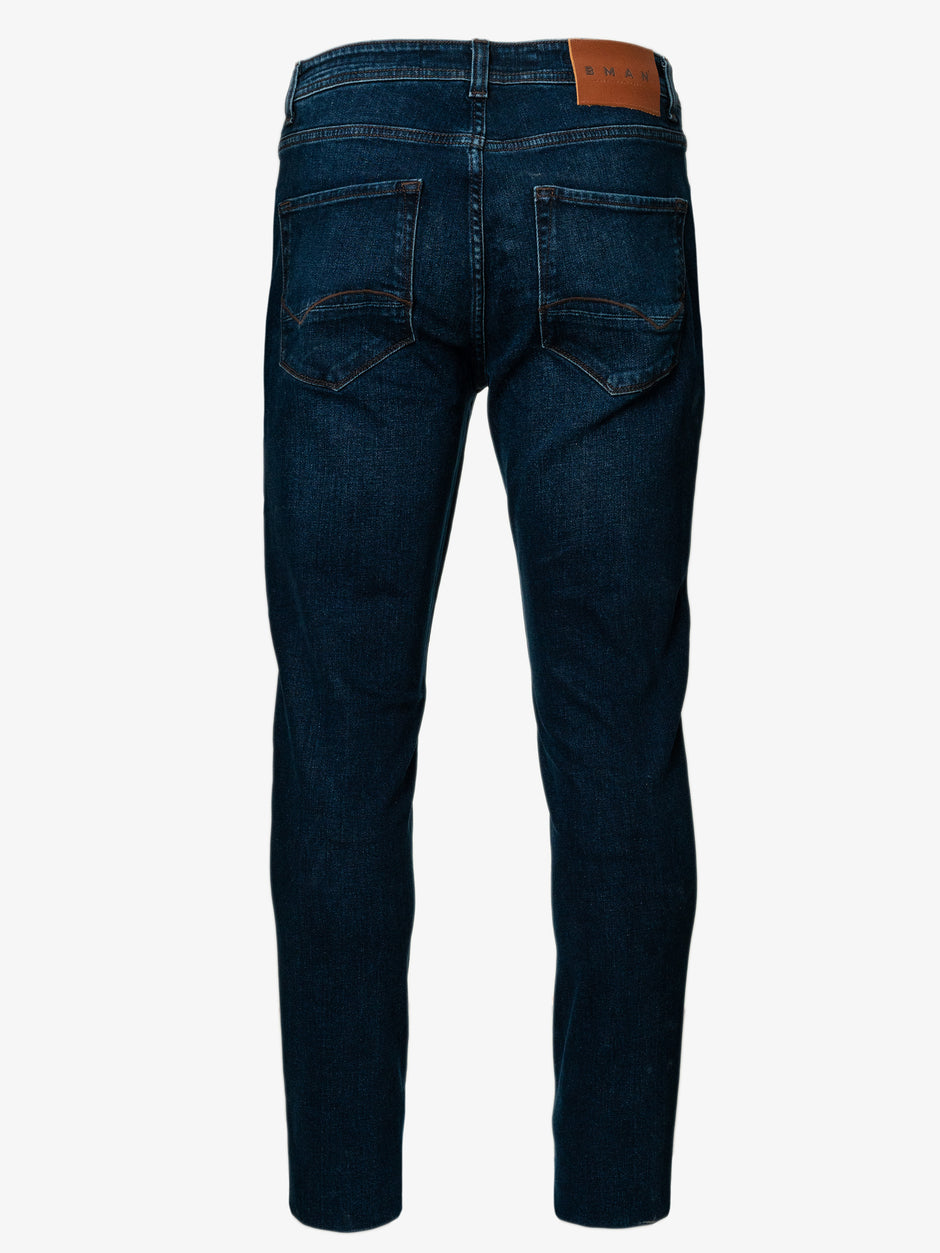 Blugi Barbati Albastri Tip Jeans Comfort Fit BMan327 (6)