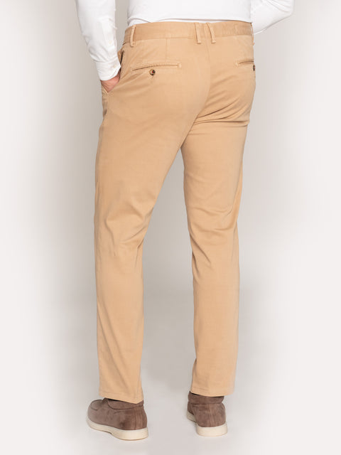 Pantaloni Chinos Barbati Bej 100% Bumbac Natural Office BMan617 (5)