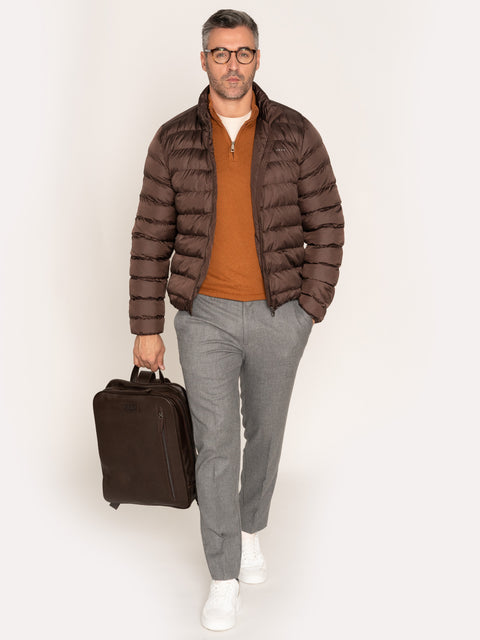 Pulover Fermoar Maro Barbati Model Office 100% Bumbac BMan606 (6)