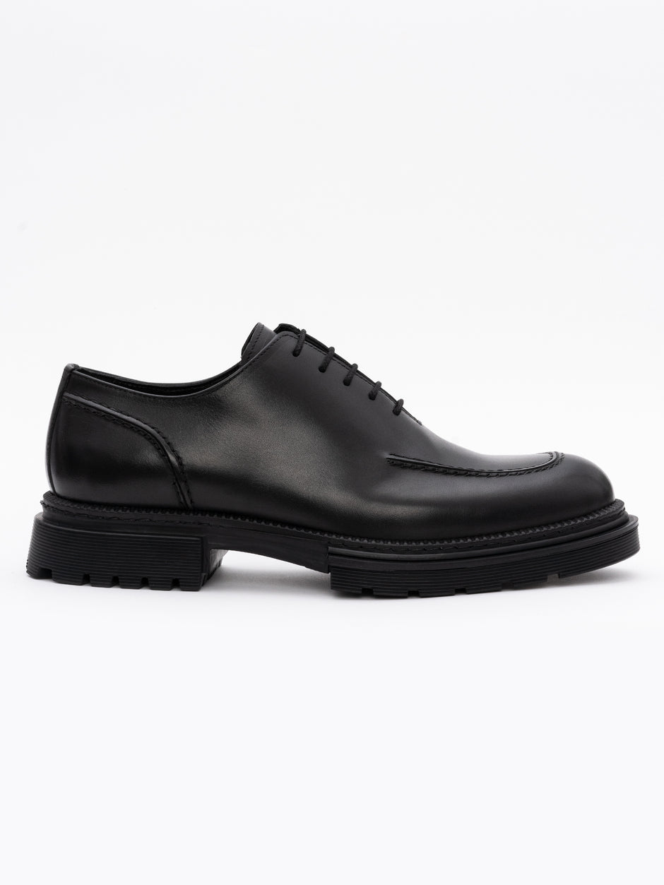 Pantofi Negri Barbati Eleganti & Modern Casual 100% Piele Naturala Design Zorlu BMan0392 (1)