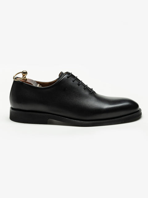 Pantofi Barbati Eleganti Oxford Negri din 100% Piele Naturala cu Talpa Din Spuma BMan0330 (6)