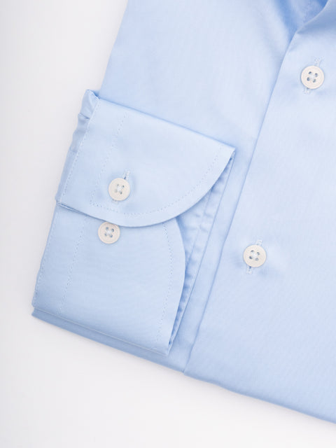 Camasa Bleu Simpla Office Barbati Din  Bumbac Sezon Toamna Eleganta Bman873 (6)