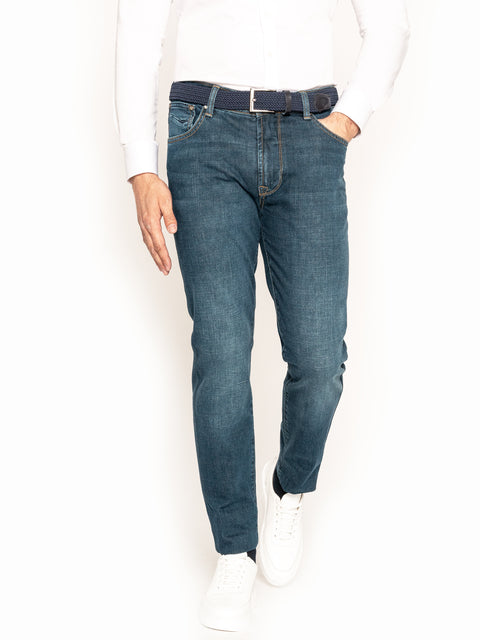 Blugi Albastri Comfort Barbati BMan298 (1)