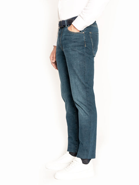 Blugi Albastri Comfort Barbati BMan298 (3)