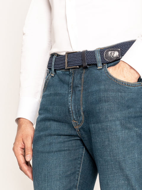 Blugi Albastri Comfort Barbati BMan298 (4)