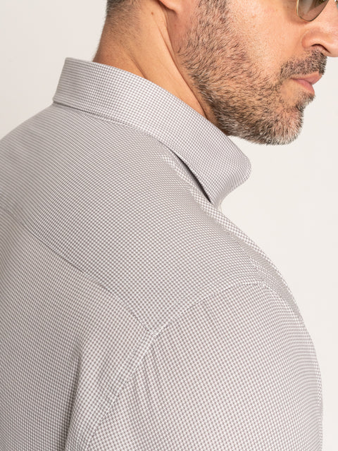 Camasa Casual Barbati Bej Deschis Texturat 100% Bumbac Natural BMan878 (7)