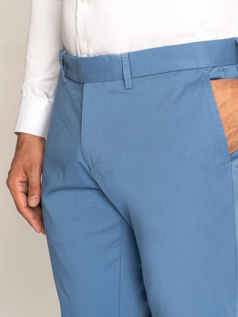 Pantaloni Barbati Bleu Ocean 100% Bumbac Modern Casual BMan609 (5)