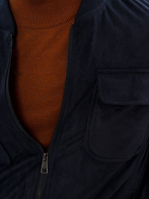 Geaca Bomber Bleumarin BMan0175 (3)