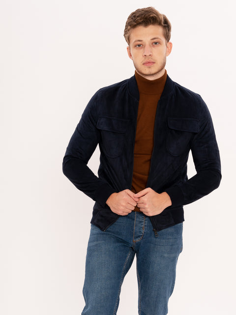Geaca Bomber Bleumarin BMan0175 (6)