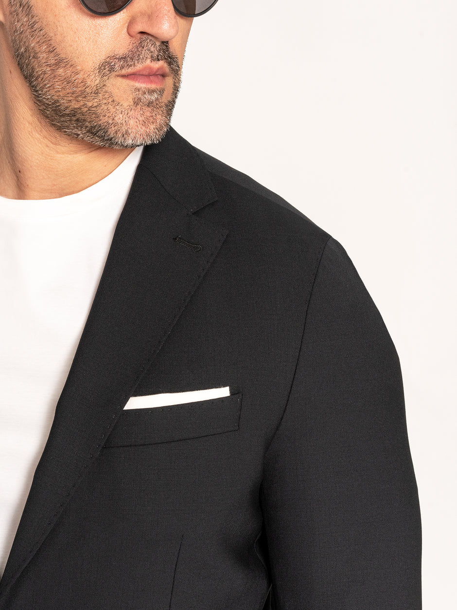 Sacou Office & Business Barbati Gri închis Lazio Lână Vitale Barberis BMan428 (3)