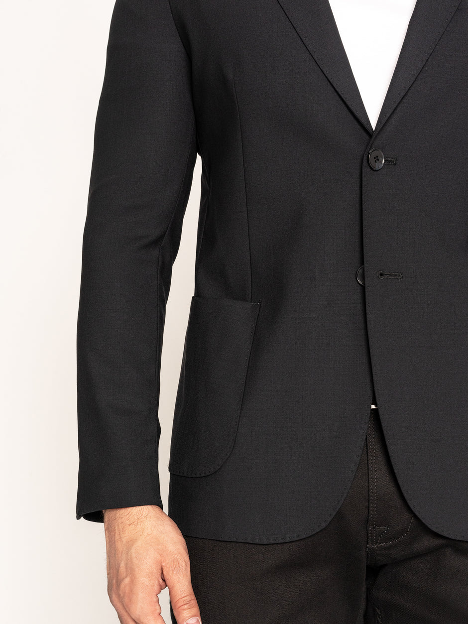 Sacou Office & Business Barbati Gri închis Lazio Lână Vitale Barberis BMan428 (4)