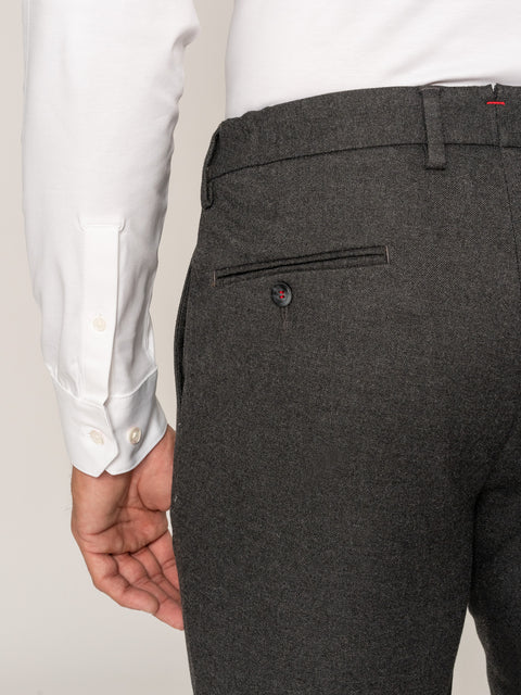 Pantaloni Office Barbati Confortabili Gri Antracit Essentials BMan615 (5)