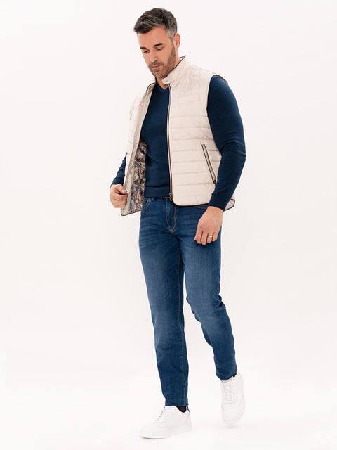 Blugi Barbati Slim Fit Albastri BMan289 (2)