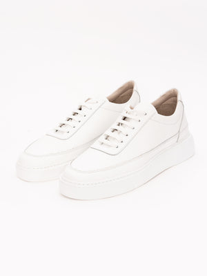 Pantofi Casual Barbati Albi Din 100% Piele Naturala Flother Bman0383