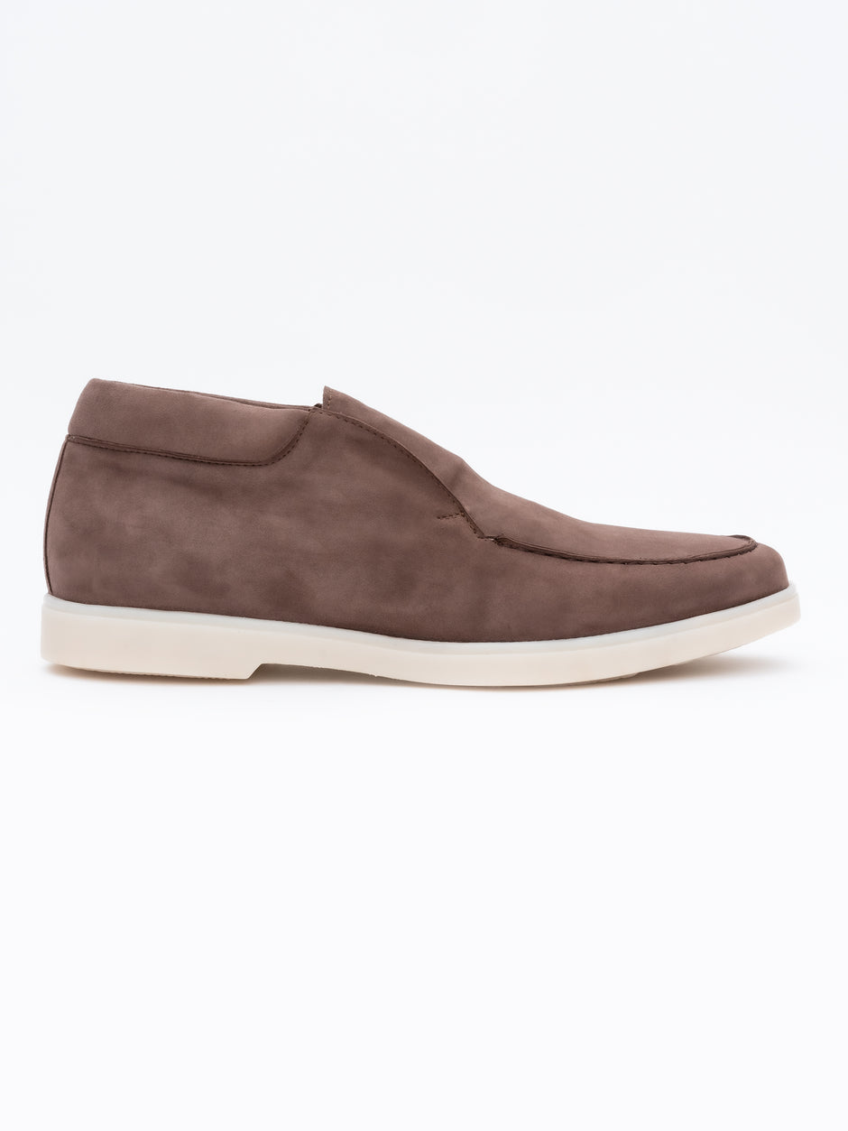 Semighete Bej Barbati Primavara Design Chukka100% Piele Nubuc BMan141 (3)