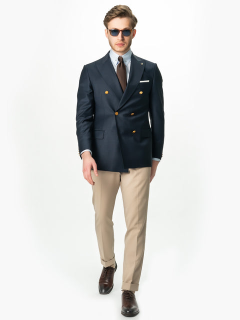 Sacou Barbati Bleumarin Regal din Lana BMan399 (3)