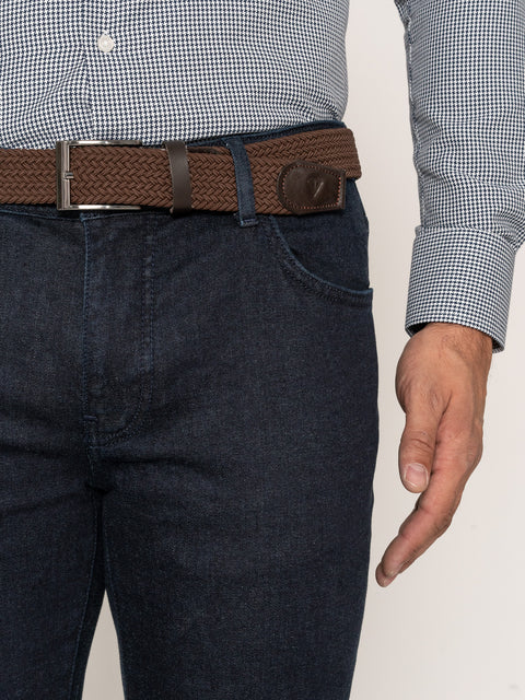 Blugi Barbati Bleumarin Office Comfort Fit BMan318 (4)