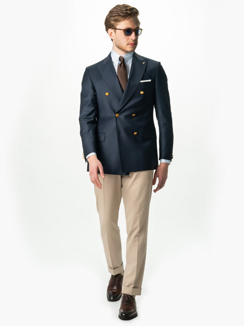 Sacou Barbati Bleumarin Regal din Lana BMan399 (6)