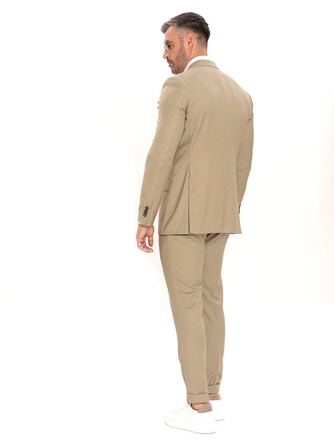 Costum Barbati Verde Maslin Din 100% Lana Cerruti BMan300 (7)