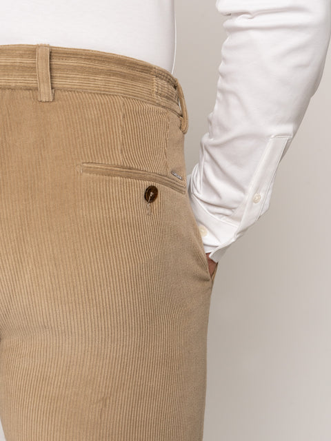 Pantaloni Cu Snur Barbati Bej Premium Din Raiat Natural BMan622 (6)