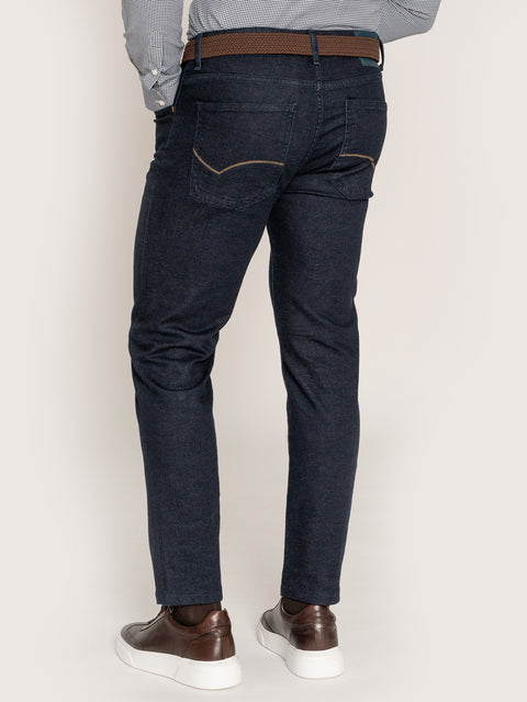 Blugi Barbati Bleumarin Office Comfort Fit BMan318 (6)