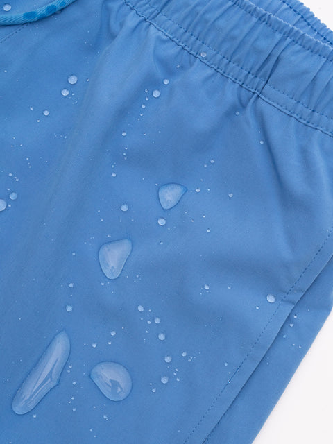Pantaloni Tip Sort Barbati de Plaja Albastru Marin Impermeabili BMan168 (2)