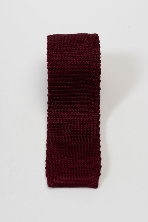 Cravata Crosetata Bordo Bman744 (3)