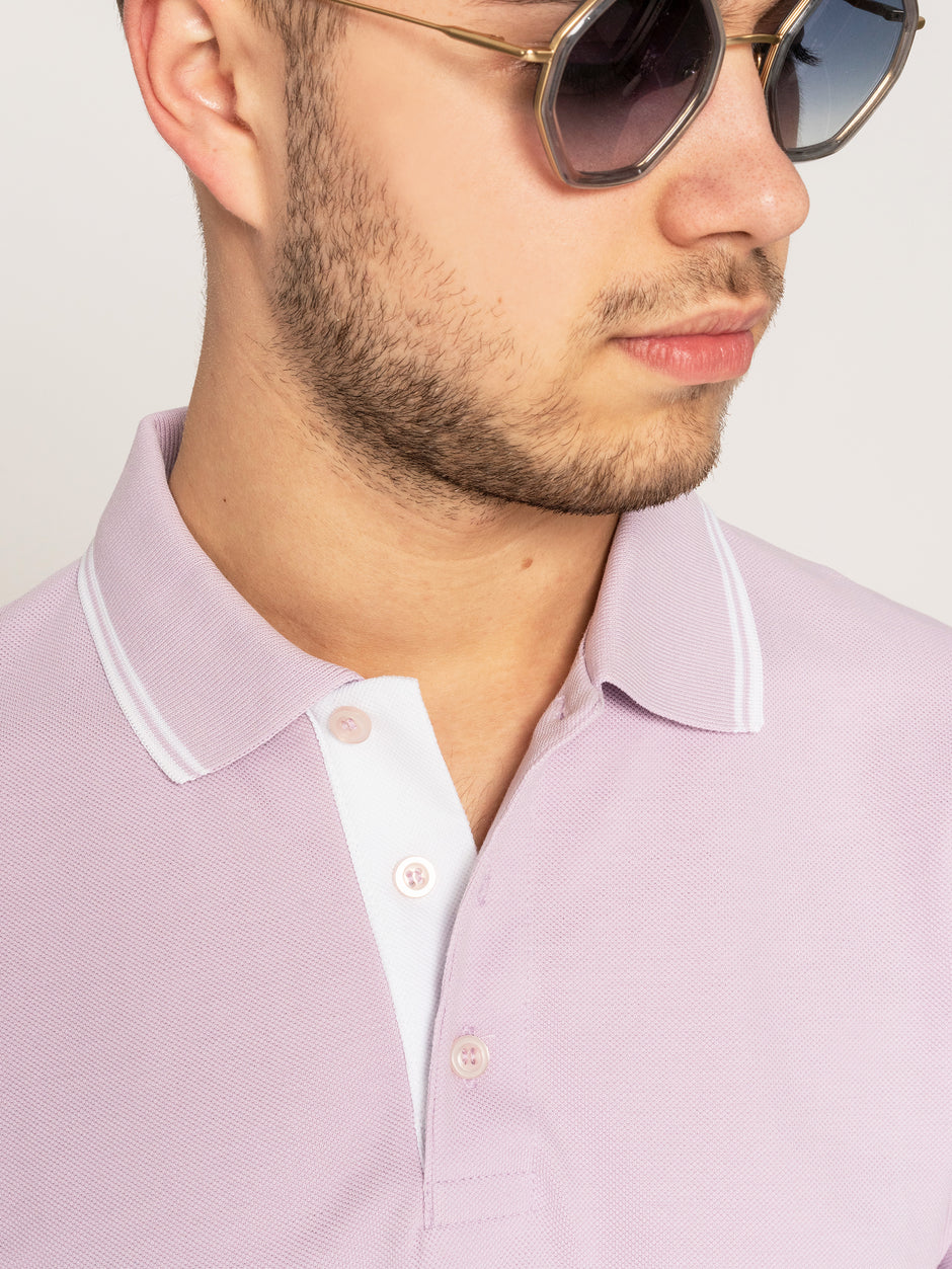 Tricou Polo Lila - BMan265 (2)