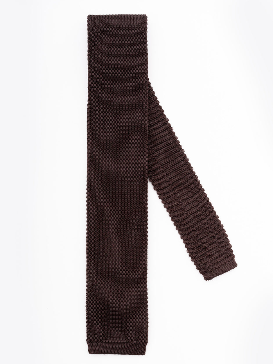 Cravata Barbati Maro Inchis Tricotata Imprimeu Oxford BMan890 (3)
