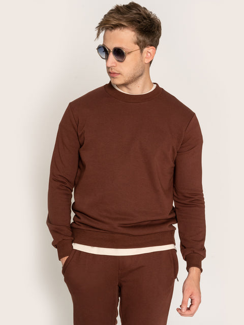 Pulover Barbati Maro Sweater 100% Bumbac Natural BMan527 (1)