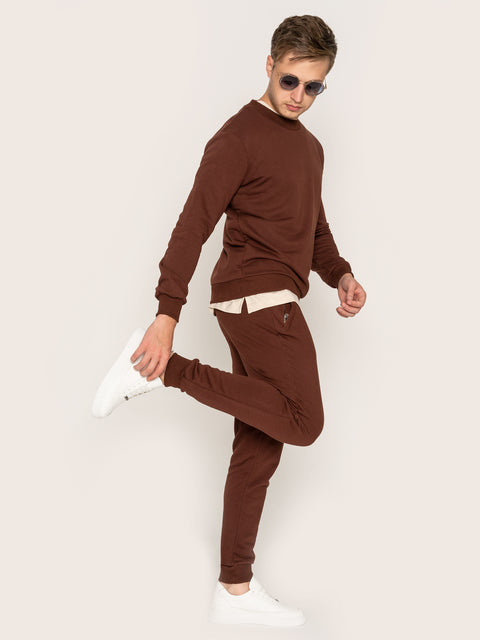 Pulover Barbati Maro Sweater 100% Bumbac Natural BMan527 (4)