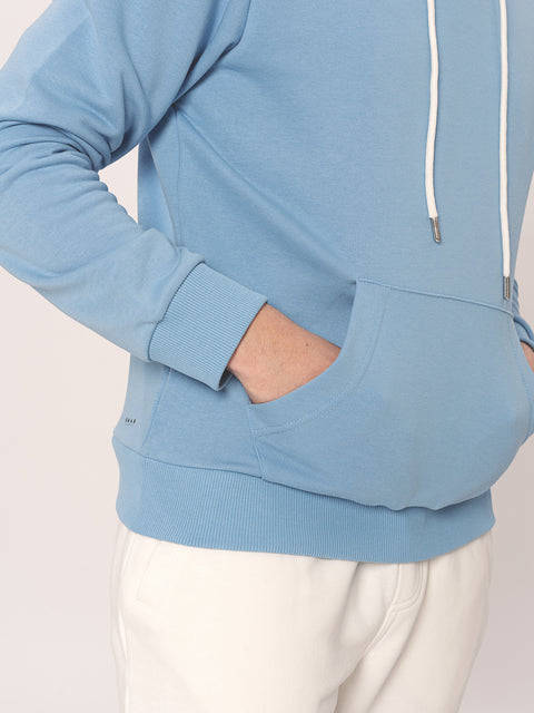 Hanorac Barbati Bleu Model Sport 100% Bumbac BMan528 (3)