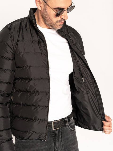 Geaca Barbati Toamna-Iarna Neagra Aronia BMan0209 (6)