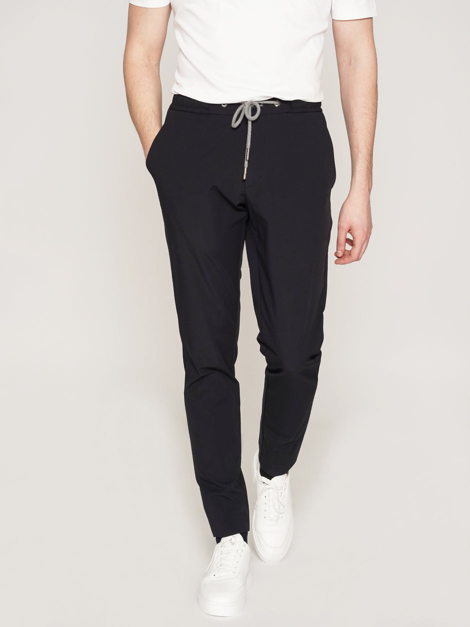 Cu Snur Barbati Bleumarin Elastici Flexo Din Spandex Milano BMan598 (5)