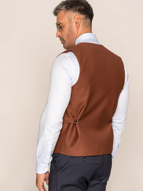 Vesta Eleganta Maro Tobacco La Doua Randuri De Nasturi BMan0295 (6)