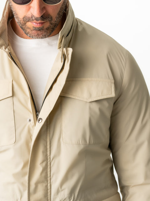 Jacheta Safari Barbati Crem Milano Design BMan0207 (2)