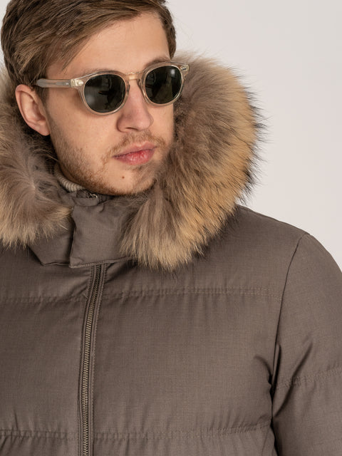Geaca Premium Parma Bej Latte Barbati Iarna BMan0216 (4)