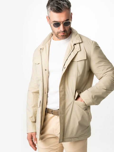Jacheta Safari Barbati Crem Milano Design BMan0207
