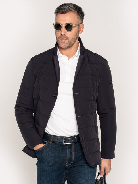 Blugi Office Barbati Comfort Fit Albastru Inchis Stretch BMan321 (7)