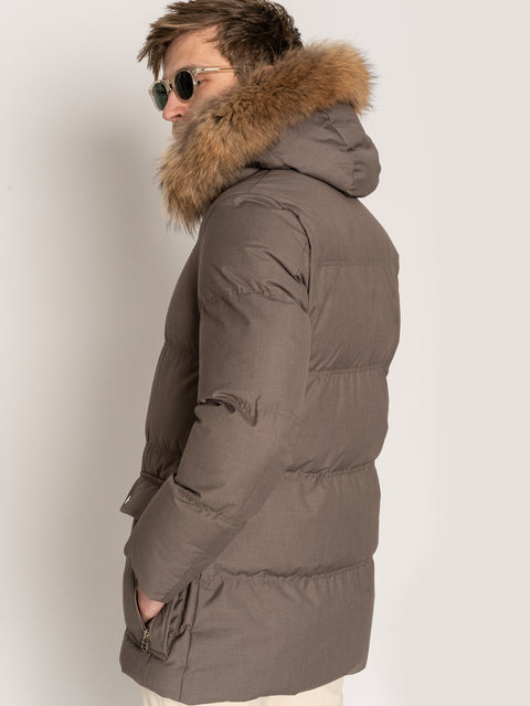 Geaca Premium Parma Bej Latte Barbati Iarna BMan0216 (7)