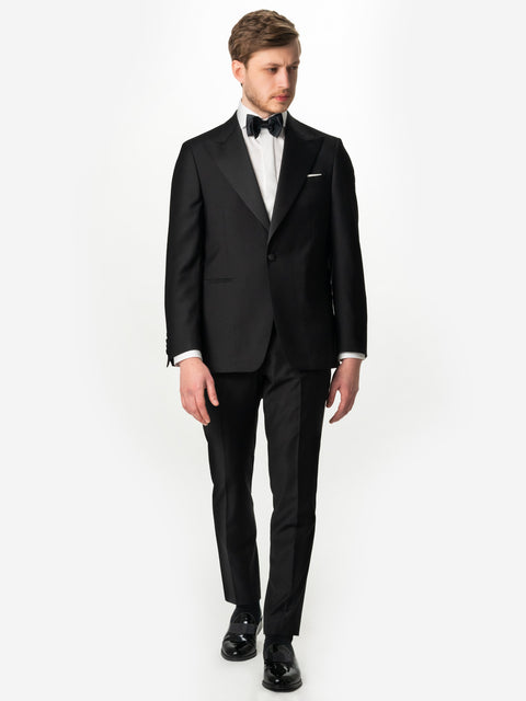 Tinuta Mire Smoking Barbati Negru Formal Gala&Ceremonie BMan400 (7)