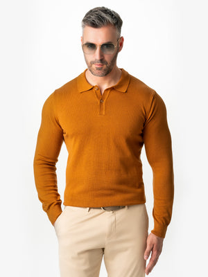 Pulover Office Barbati Maro 100% Bumbac Guler Polo BMan608