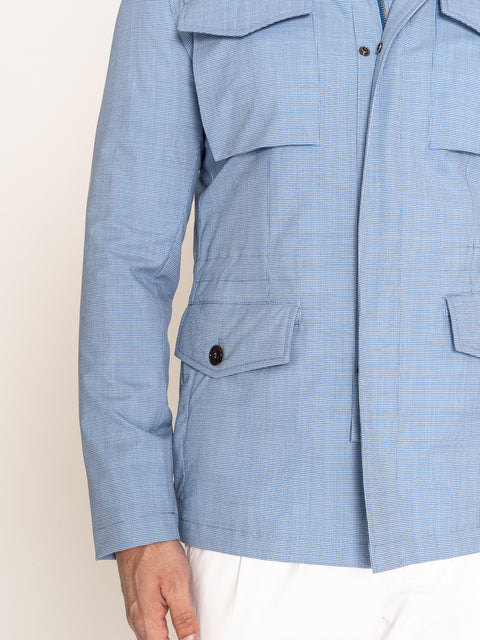 Jacheta Barbati Bleu din 100% Lana Design Safari BMan0191 (7)
