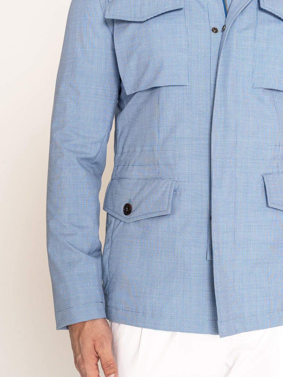 Geaca Barbati Albastru Bleu Milano Safari Design BMan0191 (7)