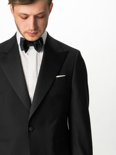 Tinuta Mire Smoking Barbati Negru Formal Gala&Ceremonie BMan400 (3)