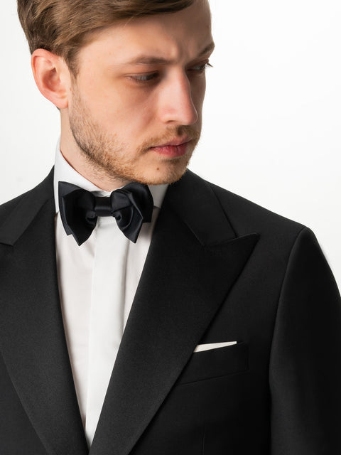 Tinuta Mire Smoking Barbati Negru Formal Gala&Ceremonie BMan400 (6)