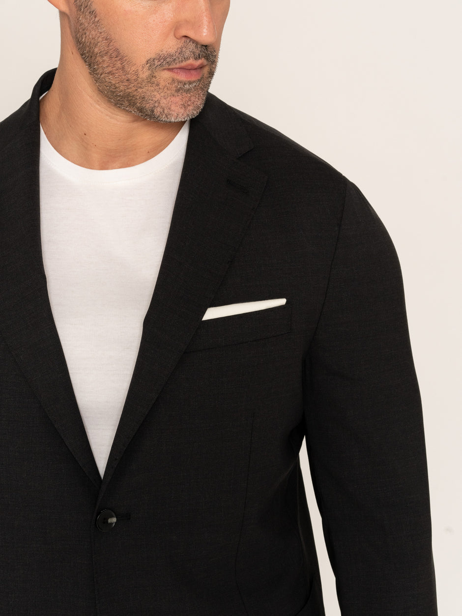 Sacou Office & Business Barbati Gri închis Lazio Lână Vitale Barberis BMan428 (5)