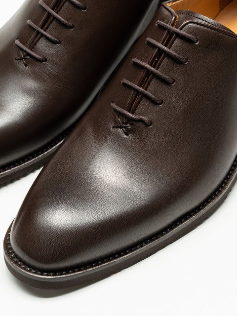 Pantofi Barbati Eleganti Oxford Cafenii 100% Piele Naturala Talpa Din Spuma BMan0330 (4)